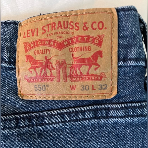 LEVI STRAUSS & CO 550 W30 L32 For men Blue Jeans - Picture 4 of 4